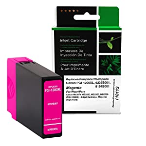 Clover imaging group Clover CIG Imaging Replacement High Yield Ink Cartridge Replacement for Canon PGI-1200XL, Magenta, 3.25 x 2 x 4.25 (118113)
