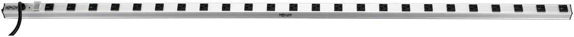 Tripp Lite 24 Outlet Bench & Cabinet Power Strip, 22 5-15R & 2 5-15/20R, 72 in. Length, 15ft Cord w/ L5-20P Plug (PS7224-20T)