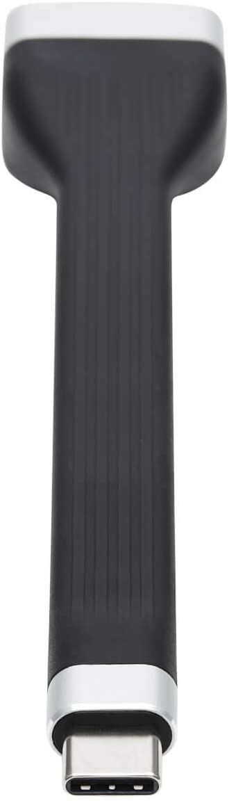 Tripp Lite USB-C to VGA Flat Cable, Flat USB C to VGA Apapter Cable (M/F), 1920 x 1200 60 Hz, Thunderbolt 3 Compatible, Black, 5 in (U444-F5N-VGA)