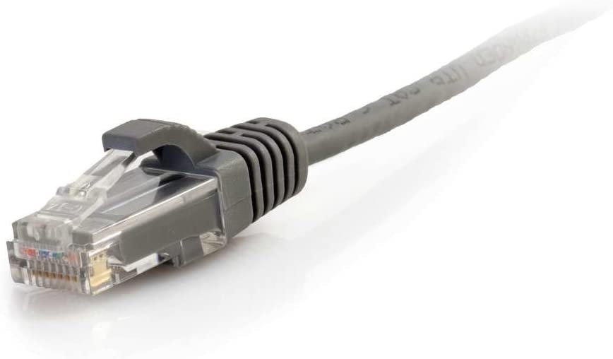 C2g/ cables to go C2G 01086 Cat6 Slim Cable - Snagless Unshielded Slim Network Patch Cable, Gray (1.5 Feet, 0.45 Meters) 1.5-feet Grey