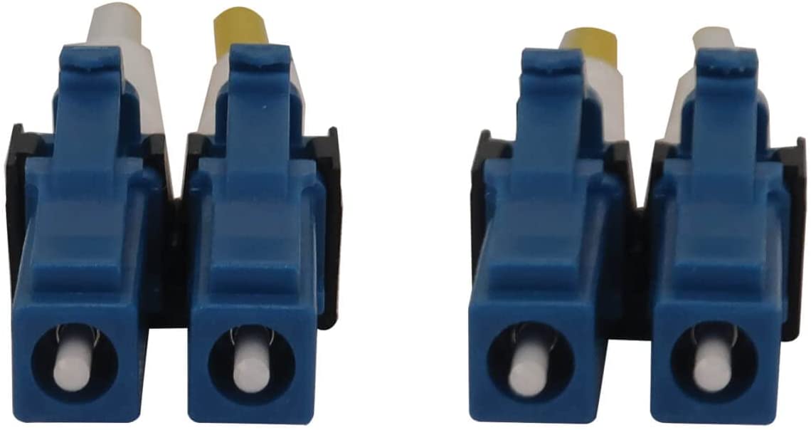 Tripp Lite Switchable Fiber Patch Cable, Single Mode Duplex, LC to LC, 9/125 OS2, 400 GbE, Yellow, LSZH Jacket, 2 Meters / 6.6 Feet, Lifetime Limited Manufacturer's Warranty (N370X-02M) 6.6 ft / 2M