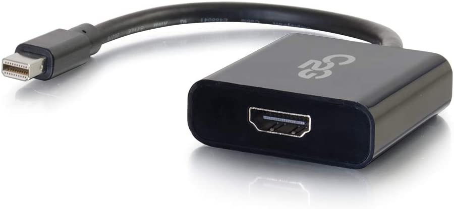 C2g/ cables to go C2G 54307 4K Mini Displayport to 4K UHD HDMI Active Adapter Converter, Black (8 Inches)