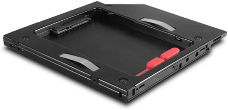 Vantec SSD/HDD Aluminum Caddy for 9.5mm ODD Laptop Drive Bay (MRK-HC95A-BK)