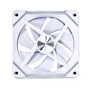 Lian Li UNI Fan SL V2 RGB Revolutionized Daisy-Chain ARGB Fan 120mm Single Pack White SL120V2-1W