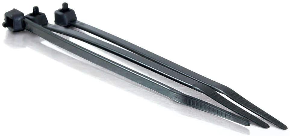 C2g/ cables to go C2G 43036 4 Inch Cable Tie Multipack (100 Pack) TAA Compliant, Black Black Pack of 100 4 Inch Cable Ties