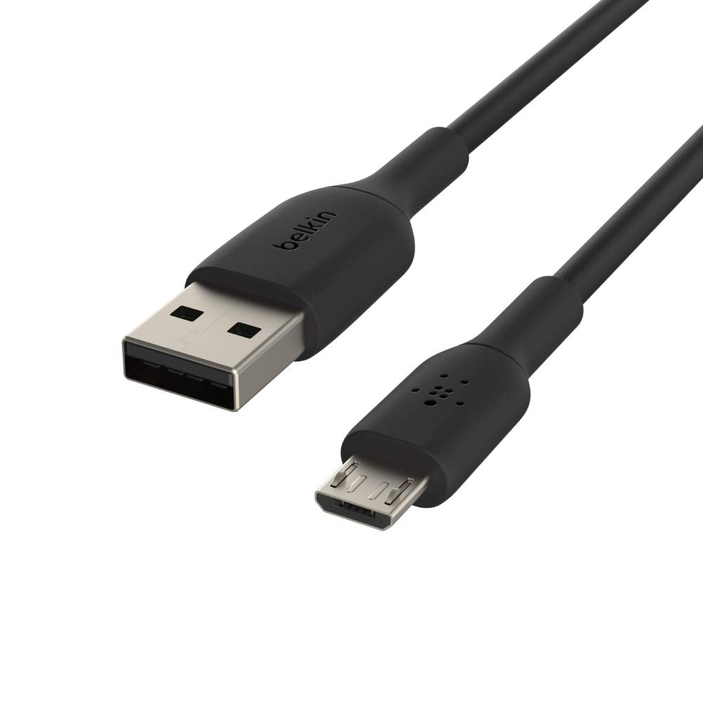Belkin CAB005bt1MBK 3.3-Foot BOOST?CHARGE USB-A to Micro-B Cable (Black) USB-A to Micro-USB (PVC) 3.3 feet Black