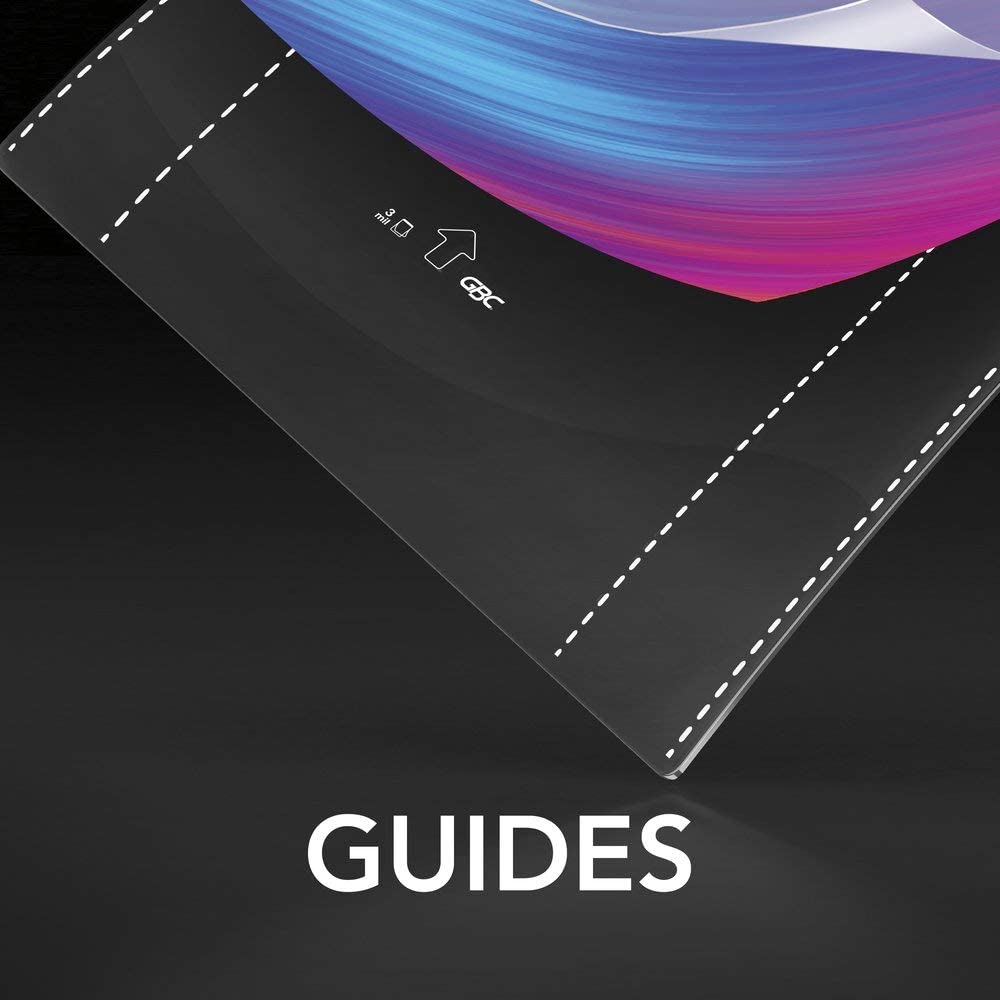 GBC Thermal Laminating Sheets / Pouches, Letter Size, 5 Mil, EZUse, 10 Pack (3747324) 10/Pack 5 mil - Letter