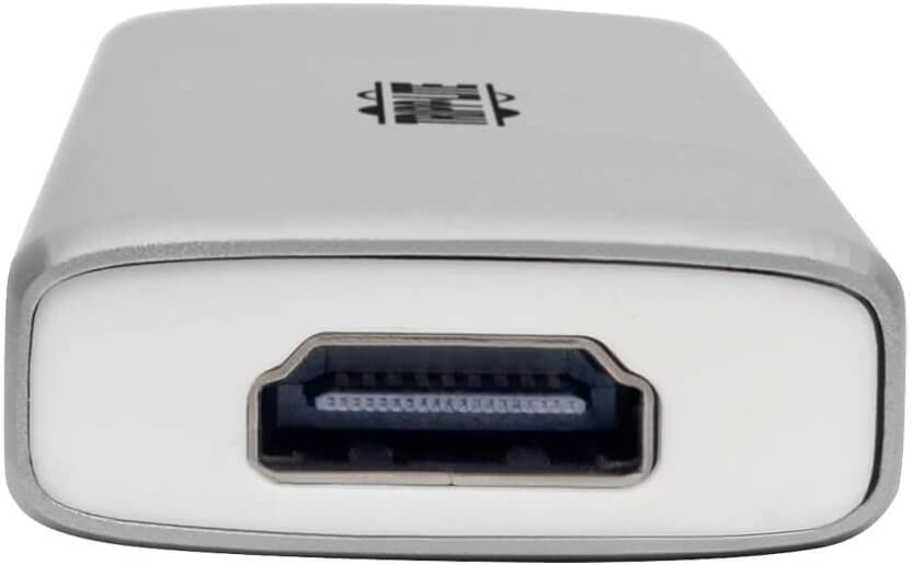 Tripp Lite USB C Docking Station w/ USB-A Hub, HDMI, Micro SD, PD Charging 4k @ 30Hz Thunderbolt 3 Silver (U442-DOCK10-S) HDMI, USB-A, PD Charging, Micro SD