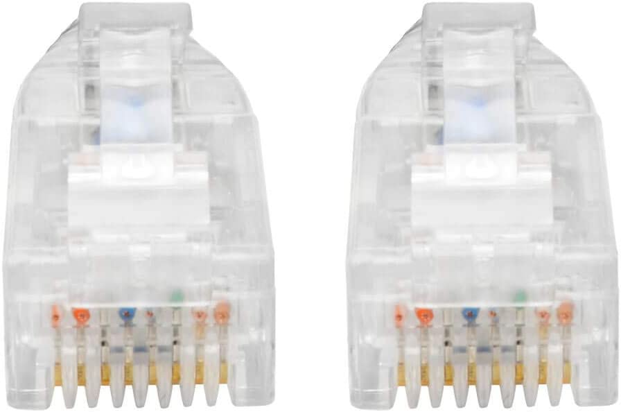 Tripp Lite Cat6 Gigabit Patch Cable, RJ45 M/M, Gigabit, Snagless, UTP, Molded, Slim, Blue, 10 ft. (N201-S10-BL) Blue 10 ft.