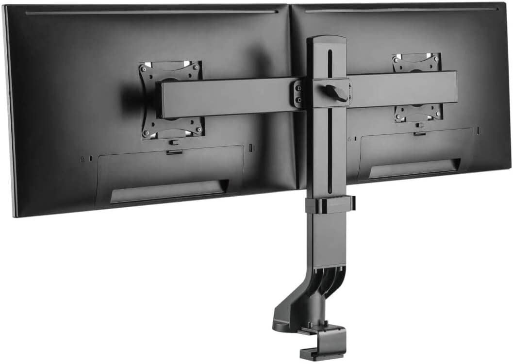 Tripp Lite Dual-Display Monitor Arm w/Desk Clamp Height Adjustable 17-27in (DDR1727DC)