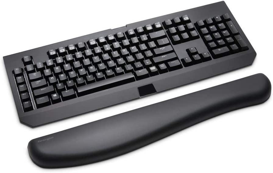 Kensington ErgoSoft Wrist Rest for Mechanical & Gaming Keyboards, Black (K52798WW) Keyboard Wrist Rest Mechanical & Gaming
