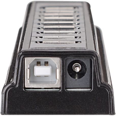 Manhattan Hi-Speed USB Desktop Hub with 10 Ports, Bus Power and 1.5/12/480 Mbps (161572)