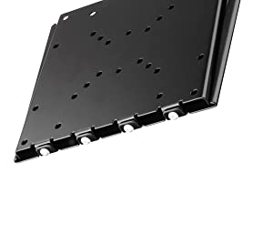 Atdec TH-2250-VF Ultra Slim TV Wall Mount with VESA 50x50/75x75/100x100/200x200mm for Displays up to 110-Pound, Black