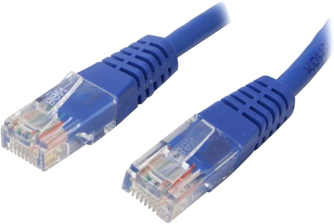 StarTech.com Cat5e Ethernet Cable - 5 ft - Blue - Patch Cable - Molded Cat5e Cable - Short Network Cable - Ethernet Cord - Cat 5e Cable - 5ft (M45PATCH5BL) 5 ft / 1.5m Blue
