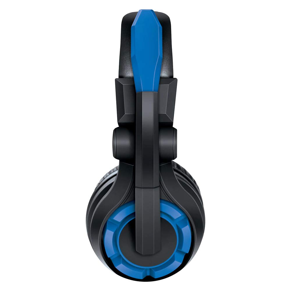 dreamGEAR Grx-340 High Performance, Wired Stereo Gaming Headset for PS5/PS4: 40mm Drivers, Compatible with Xbox One/Series X and S/Switch Blue