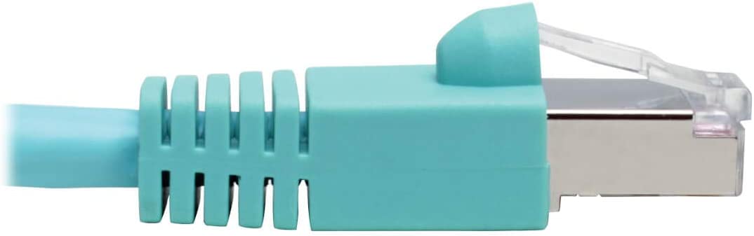 Tripp Lite Cat6a Ethernet Cable, 10G-Certified Patch Cable, Snagless, Shielded STP PoE Ethernet Cord, 12 ft, Blue (N262-012-AQ) 12ft. Blue