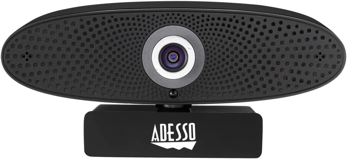 Hikvision usa 4K Ultra HD USB Webcam with 4X Zoom, with Built-in 3W*2 Speaker, Microphone, Adjustable View Angle 90-150 Degree, Mount Adapter and Remote Controller