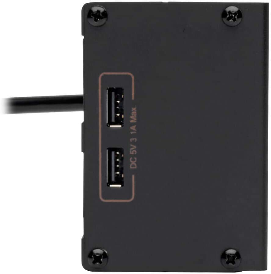 TRIPP LITE 6-Outlet Isobar Premium Surge Protector with 2 USB Ports, 10ft Cord (IBAR6ULTRAUSBB) 6-Outlet with USB Charging