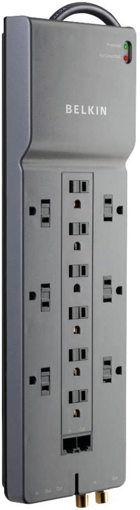 Blu BLKBE11223410 - Belkin Professional Series SurgeMaster Surge Protector
