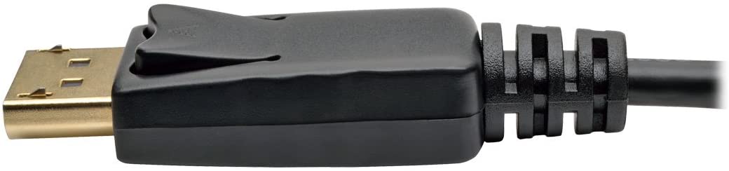 Tripp Lite Mini DisplayPort to DisplayPort Cable, 4K x 2K @ 60Hz, 4096 x 2160 (M/M), Black, 6-ft (P583-006-BK) 6-ft Black