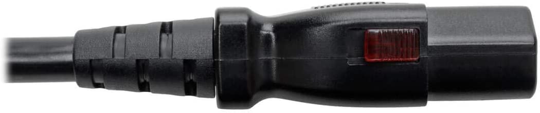 Tripp Lite Hospital-Grade Computer Power Cord (Nema 5-15P to C13), Locking C13 Connector, 10A, 125V, 18AWG, 15 ft. (P006-L15-HG10) 15 ft Hospital Grade