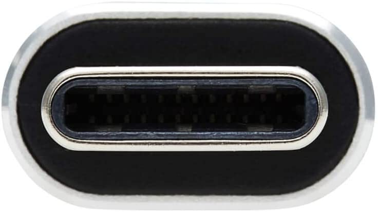 Tripp Lite USB-C to VGA Flat Cable, Flat USB C to VGA Apapter Cable (M/F), 1920 x 1200 60 Hz, Thunderbolt 3 Compatible, Black, 5 in (U444-F5N-VGA)