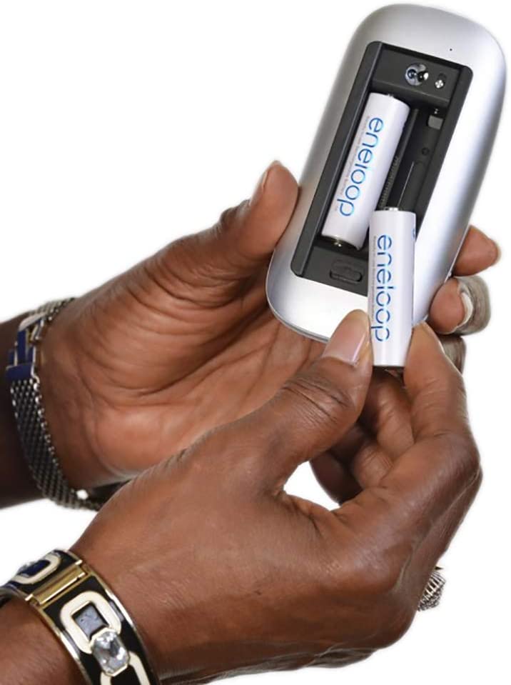 Panasonic BK-3MCCA8BA eneloop AA 2100 Cycle Ni-MH Pre-Charged Rechargeable Batteries, 8-Battery Pack