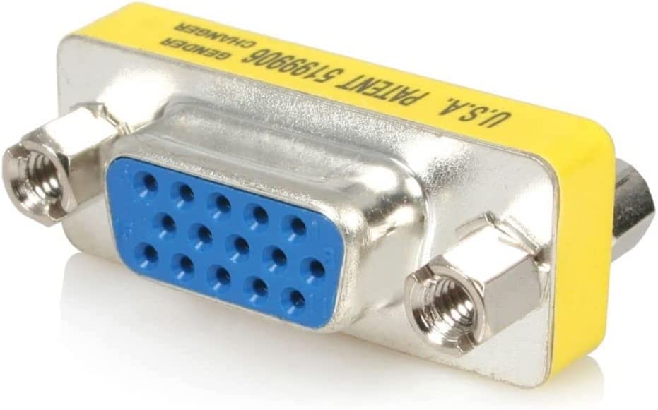 StarTech.com Slimline VGA HD15 Gender Changer - F/F - HD15 gender changer - VGA coupler - VGA gender changer (GC15HSF)