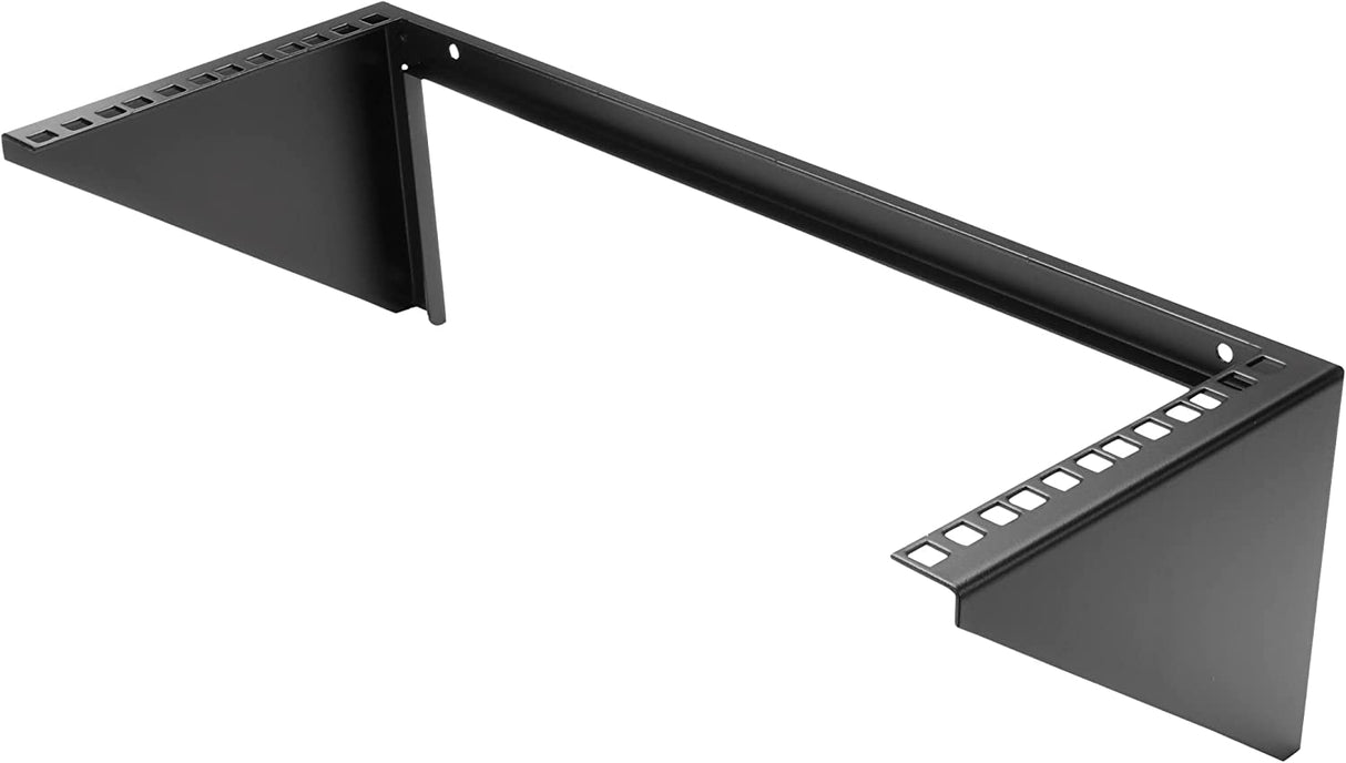 StarTech.com 4U Wall Mount Patch Panel Bracket - 19 inch Steel Vertical Mounting Rack for Network and Data Equipment (RK419WALLV) 4U Bracket