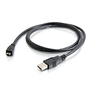 C2g/ cables to go C2G USB Cable, Mini USB Cable, USB 2.0 Cable, USB A to B Cable, 3.28 Feet (1 Meter), Black, Cables to Go 27329 Black 3.3 Feet USB A to Mini B Male