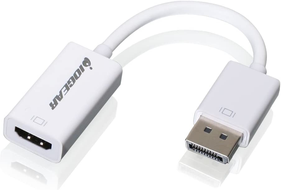 IOGEAR DisplayPort (M) to HDMI (F) Adapter - DVI 1.0 up to 1.65Gbps - GDPHDW6 DisplayPort to HDMI Adapter Cable