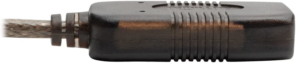 Tripp Lite Active USB 2.0 Extension Cable USB-A M/F 25ft 25' 7.6M (U026-025), Black