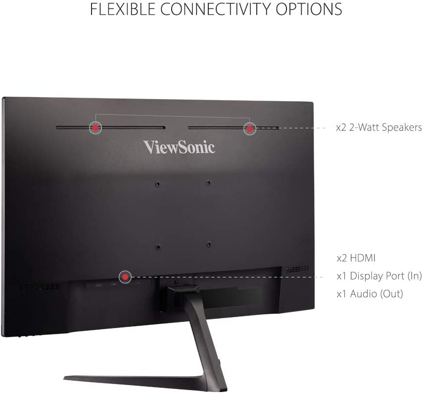 ViewSonic OMNI VX2718-P-MHD 27 Inch 1080p 1ms 165Hz Gaming Monitor with Adaptive Sync, Eye Care, HDMI and DisplayPort 27 Inch FHD 165Hz