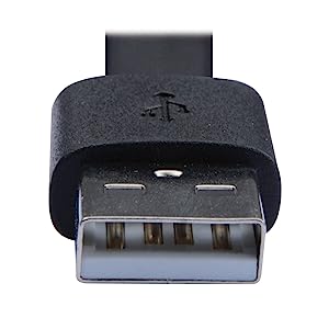 Tripp Lite USB-A to USB-C Cable, Flat Cable Design, USB 2.0, Thunderbolt 3 Compatible Sync and Charge, M/M 6 ft (U038-006-FL)