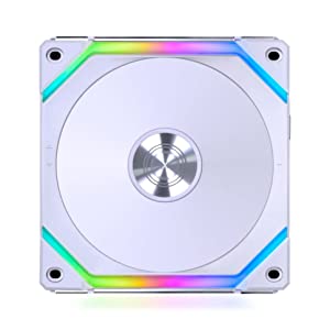 Lian Li UNI Fan SL V2 RGB Revolutionized Daisy-Chain ARGB Fan 120mm Single Pack White SL120V2-1W