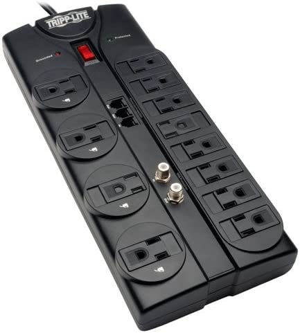 Tripp Lite TLP1208TELTV Protect It! 12-Outlet Surge Protector