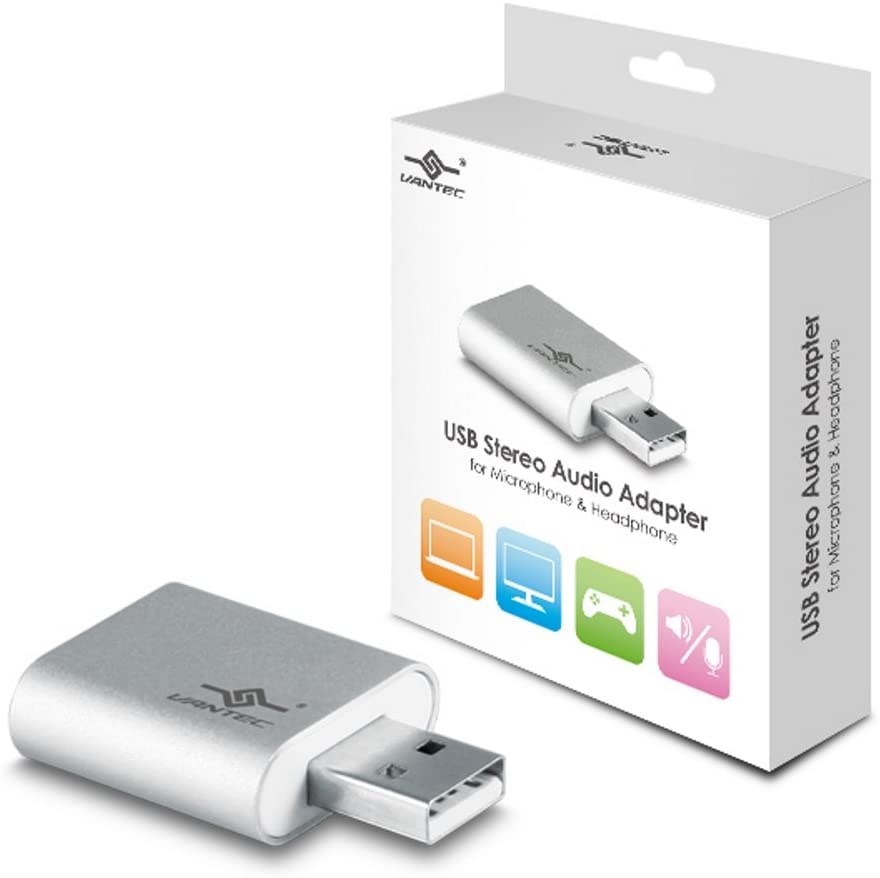 Vantec USB Audio Adapter NBA-120U USB to Audio