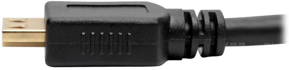 Tripp Lite HDMI to VGA Adapter, 3.5mm Audio Port, 1080p Video, Built-In 6” HDMI cable, for use with Computers, Laptops, Chromebooks, Raspberry Pi Projectors & More (P131-06N), Black HDMI to VGA + Audio