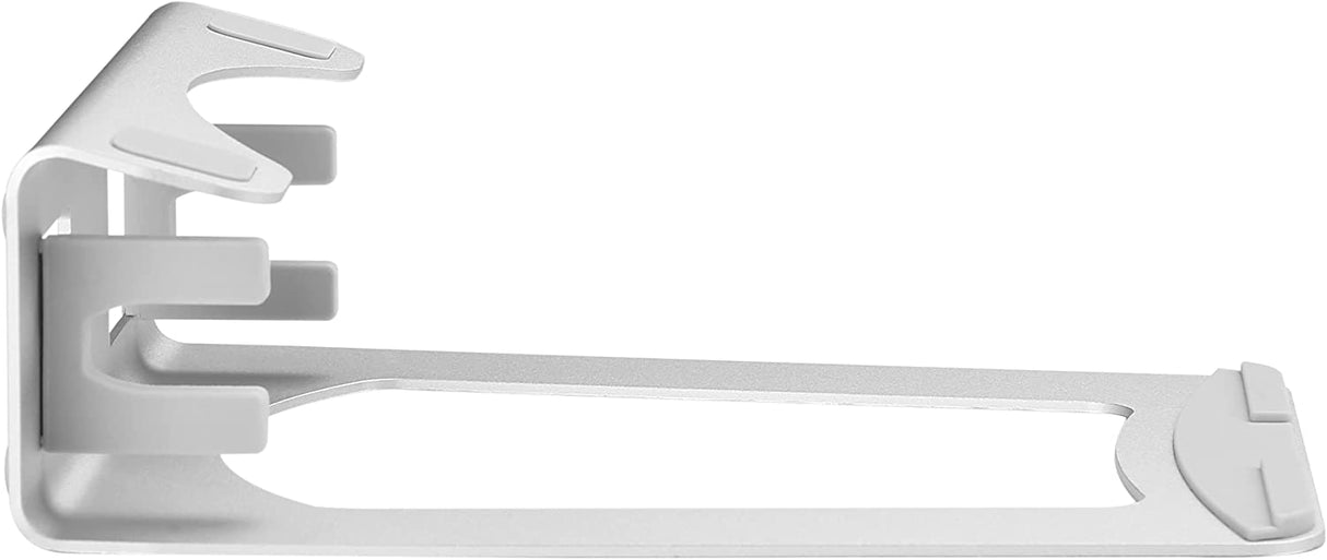 Startech Laptop Stand - 2-in-1 Laptop Riser Stand or Vertical Stand - Ideal for Ultrabooks & MacBook Pro/Air - Ergonomic Angled Notebook Holder for Office Desk - Silver, Aluminum (LTSTND2IN1)