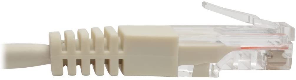 Tripp Lite Cat5e 350MHz Molded Patch Cable (RJ45 M/M) - White, 25-ft.(N002-025-WH) 25 feet White