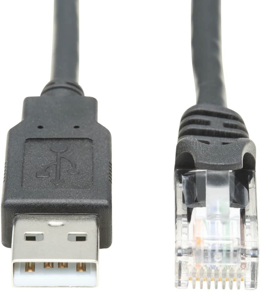 Tripp Lite USB-A to RJ45 Rollover Console Cable Cisco Compatible M/10ft (U009-010-RJ45-X)