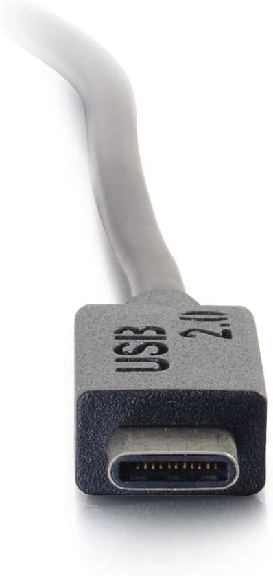 C2g/ cables to go C2G USB Cable, USB 2.0 Cable, USB C to A Cable, Black, 6 Feet (1.82 Meters), Cables to Go 28871 6 Feet Type C Male to A Male