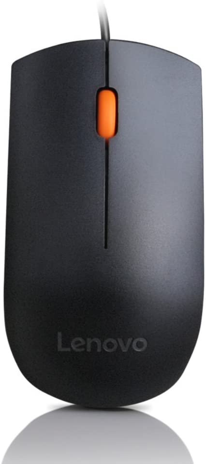 Lenovo GX30M39704 300 - Mouse - Right And Left-Handed - Wired - Usb - For 320 Touch-15, 320-14, 320-17, 520-22, 520-24, 520-27, 720-18, Legion Y520-15, V110-15 black Full Size USB Black