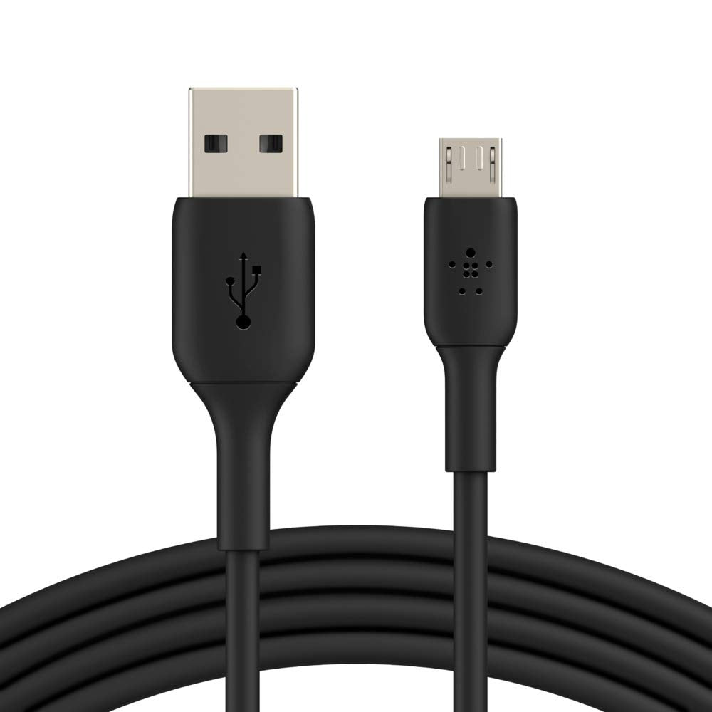 Belkin CAB005bt1MBK 3.3-Foot BOOST?CHARGE USB-A to Micro-B Cable (Black) USB-A to Micro-USB (PVC) 3.3 feet Black