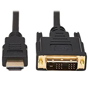 Tripp Lite Safe-IT HDMI to DVI Cable DVI-D Single Link 6ft (P566AB-006)