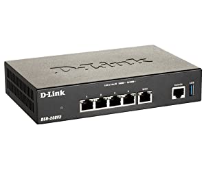 D-Link Unified Services VPN Router - for Small to Medium Business - 6 Ports - 4 RJ-45 Port(s) - 2 WAN Port(s) - Gigabit Ethernet - Desktop