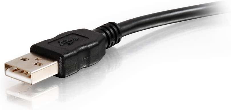 C2g/ cables to go C2G USB Long Extension Cable, USB Cable, USB A to B Cable, Black, 25 Feet (7.62 Meters), Cables to Go 38989 USB A Male to B Male 25 Feet Black