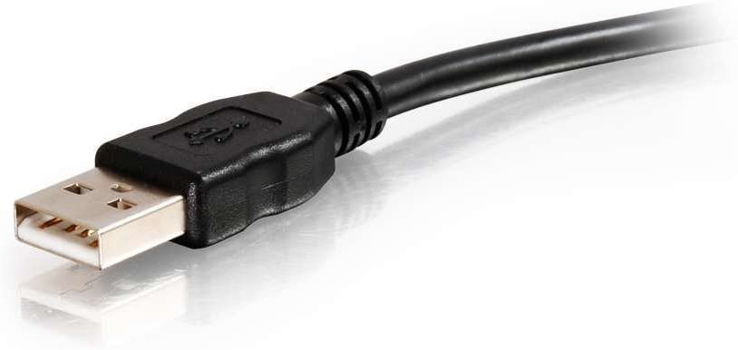 C2g/ cables to go C2G USB Long Extension Cable, USB Cable, USB A to B Cable, Black, 39.36 Feet (12 Meters), Cables to Go 38998 USB A Male to B Male 39.4 Feet Black
