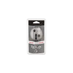 Maxell 190300 In Ear Bud With Mic Black