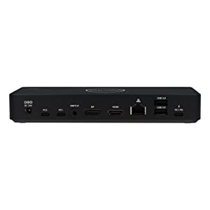 VisionTek VT2900 USB-C KVM Docking Station with 100W Power Delivery – Dual Monitor KVM Switch with HDMI, DisplayPort, USB-A, USB-C – Compatible with MacBook/Dell/HP/Lenovo/Surface Laptops - 901532